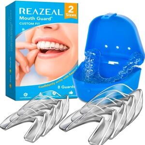 Mouth Guard for Grinding Teeth at Night: Nighttime Protection for Teeth (7 Pack)